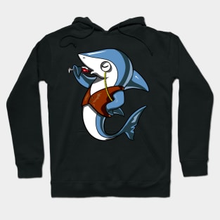 Shark Wine Party Hoodie